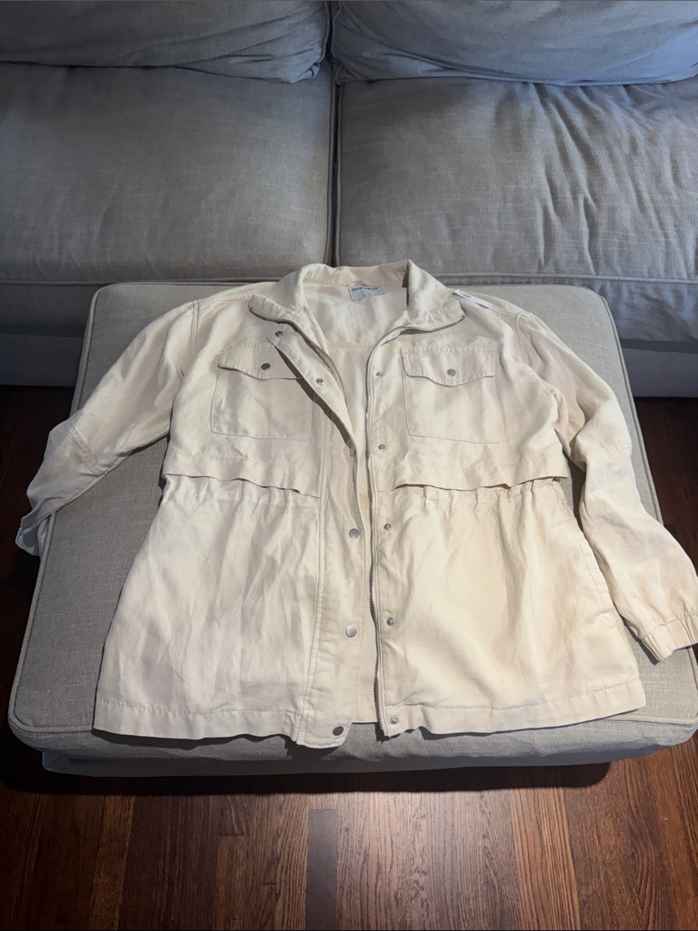 Old Navy Light Cream Women's Utility Jacket
